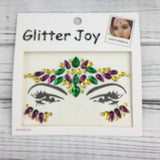 Mardi Gras Glitter Joy Face Jewels