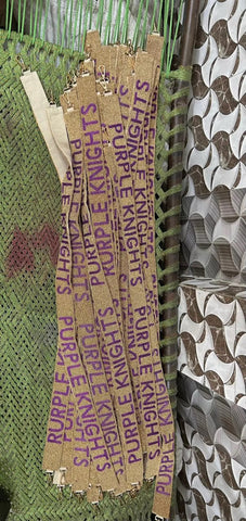 St. Augustine High School “Purple Knights” Beaded Purse Strap | Gold & Purple Spirit Accessory