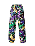 Mardi Gras Boho Pants By Poreeās Embroidery
