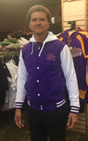 St. Augustine High School Cotton Fleece Letterman Jacket - Poree's Embroidery