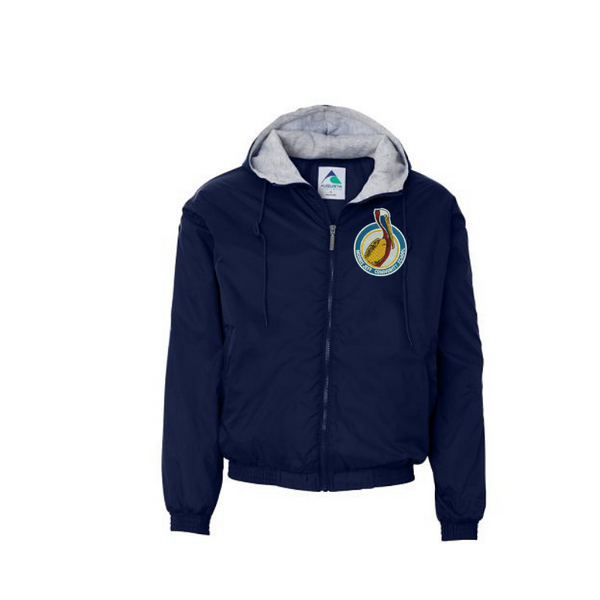 Morris Jeff Community School Navy Hooded Jacket – Poree's Embroidery