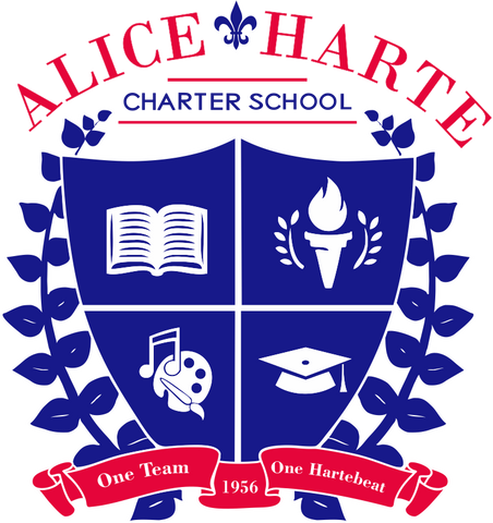 Alice Harte School  Crest Logo - Poree's Embroidery