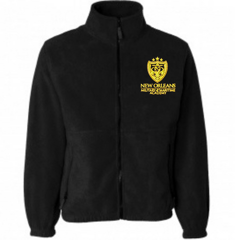 NOMMA Full Zipped Fleece Jacket - Poree's Embroidery