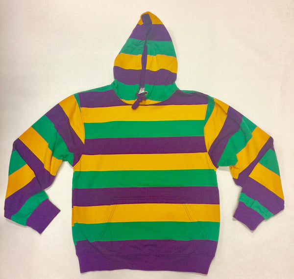 mardi gras long sleeve polo