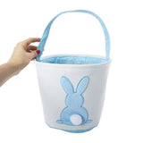 Canvas Easter Basket (Assorted Colors) - By Poree's Embroidery