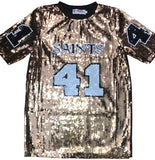 Black and Gold New 41 Jersey - By Poree's Embroidery