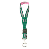 Alpha Kappa Alpha Green Lanyard – AKA Sorority Accessory for Keys and Badges