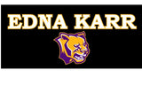 Edna Karr Cougar Vector Logo - By Poree's Embroidery