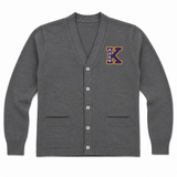 Edna Karr Cardigan Sweater in Grey.