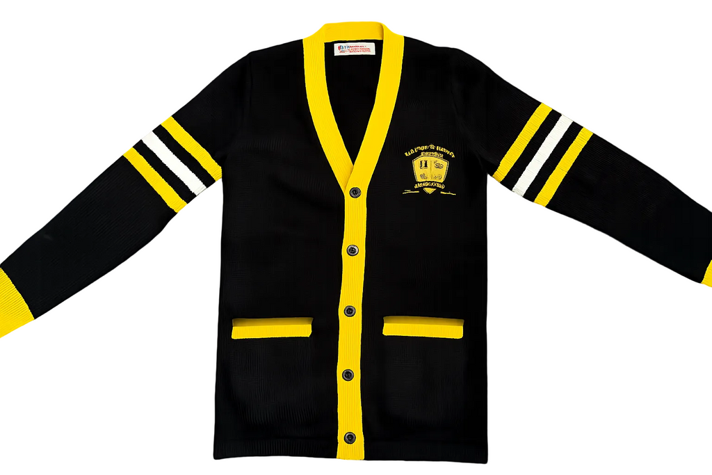 BSC Uniform Sweat Cardigan 　brass Eleanor_McMain_Varsity_Cardiga