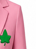 Pre-Order- Alpha Kappa Alpha Heritage Blazer | Pink & Green AKA Inspired Blazer | Poree’s Embroidery
