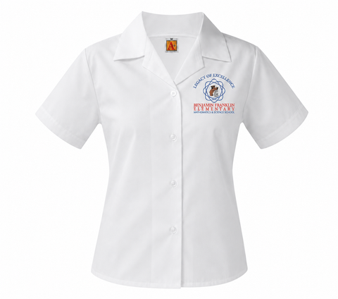 Ben Franklin Elementary School Pointed Collar Blouse
