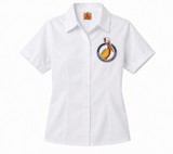 Morris Jeff Community School Pointed Collar Uniform Blouse