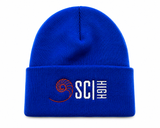 Fanwear: New Orleans Charter Science & Math Beanie | Poree's Embroidery