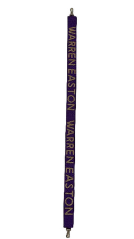 Warren Easton Beaded Purse Strap | Purple & Gold Eagles Bag Accessory