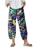 Mardi Gras Boho Pants By Poree’s Embroidery