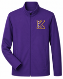 Edna Karr Cougars Soft Shell Jacket – Windproof & Water-Resistant | Purple
