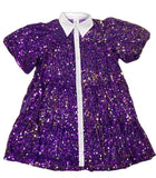 Mardi Gras Sequin Mini Dress