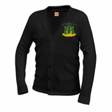Inspire NOLA Andrew Wilson charter School Black. Cardigan Sweater by Poree’s Embroidery