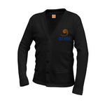 New Orleans Science and Math Cardigan Sweater (Royal Blue or Black) By Poree's Embroidery