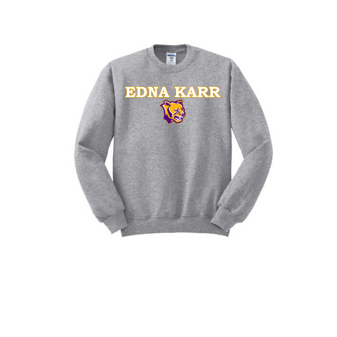 Edna Karr Sweatshirt (Grey) By Poree's Embroidery