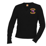 Warren Easton Black Pullover Sweater - By Poree's Embroidery