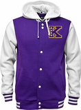 Edna Karr Fleece Letterman Jacket (2 Styles) - By Poree's Embroidery