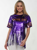 Gameday Fringe Sequin Top (2 Colors)