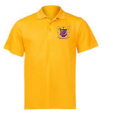Edna Karr Gold Polo ( Seniors Only) - By Poree's Embroidery