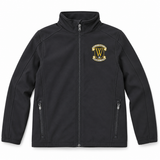 Phillis Wheatley Community School youth black soft shell jacket with embroidered crest