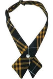 Plaid #2V cross tie for Eleanor McMain Secondary School and East St. John High School