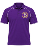 St. Augustine High School 75th Diamond Jubilee purple polo shirt