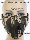 Camouflage Breathable Mask - Poree's Embroidery