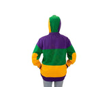 Mardi Gras Traditional Pullover Hooded Sweatshirt - Poree's Embroidery