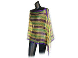 Mardi Gras Shimmering Poncho - Poree's Embroidery