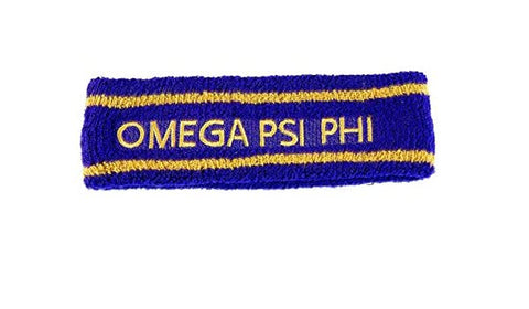 Omega Psi Phi Terry Headband - Poree's Embroidery