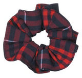 Plaid #37 Scrunchie - Poree's Embroidery