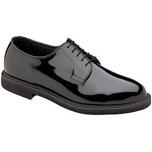 Patent Leather Oxford Shoes - Poree's Embroidery