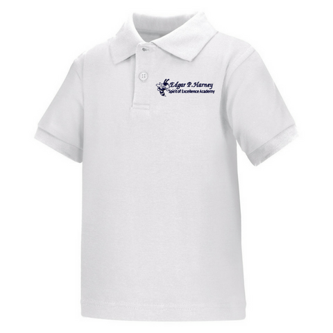 White school best sale polo shirts