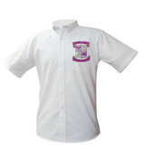 Warren Easton Oxford Shirt (Crest Logo) - Poree's Embroidery