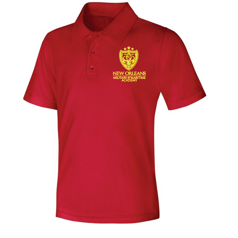NOMMA Red Polo Shirts - Poree's Embroidery