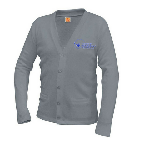 New Orleans Math and Science Cardigan Sweater - Poree's Embroidery