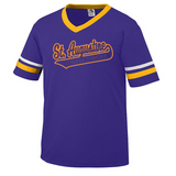 Fanwear-St. Augustine Swoosh Varsity T-Shirt - Poree's Embroidery