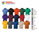 Custom Embroidered Polo Shirts | Moisture Wicking | Dry Mesh | Custom Design - By Poree's Embroidery