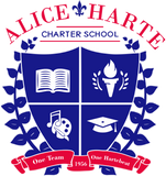 Alice Harte School  Crest Logo - Poree's Embroidery