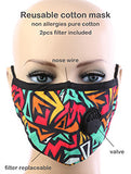 Fashion Forward Breathable Mask with filters - Poree's Embroidery