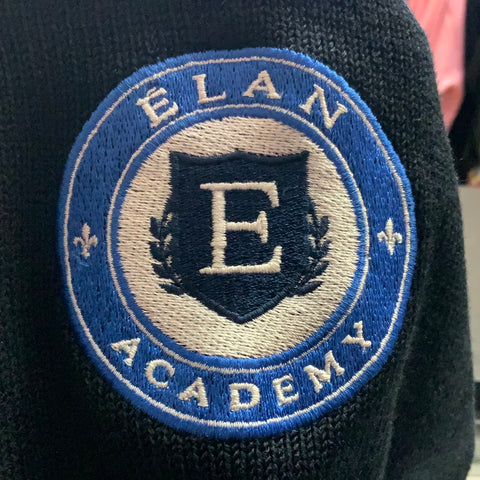 Elan Academy logo - By Poree's Embroidery