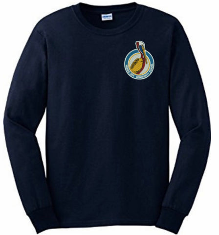 Morris Jeff Navy Sweat Shirt - Poree's Embroidery