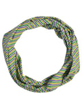 Mardi Gras Striped Infinity Scarf - Poree's Embroidery