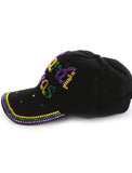 Mardi Gras Bling Bling Cap - Poree's Embroidery